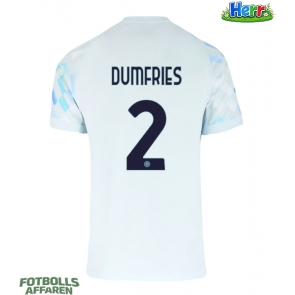 Inter Milan Denzel Dumfries #2 Bortatröja 2025-26 Kortärmad